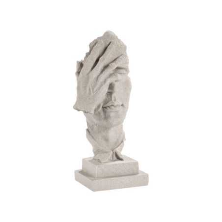 Figurka dekoracyjna szara PUUMALA