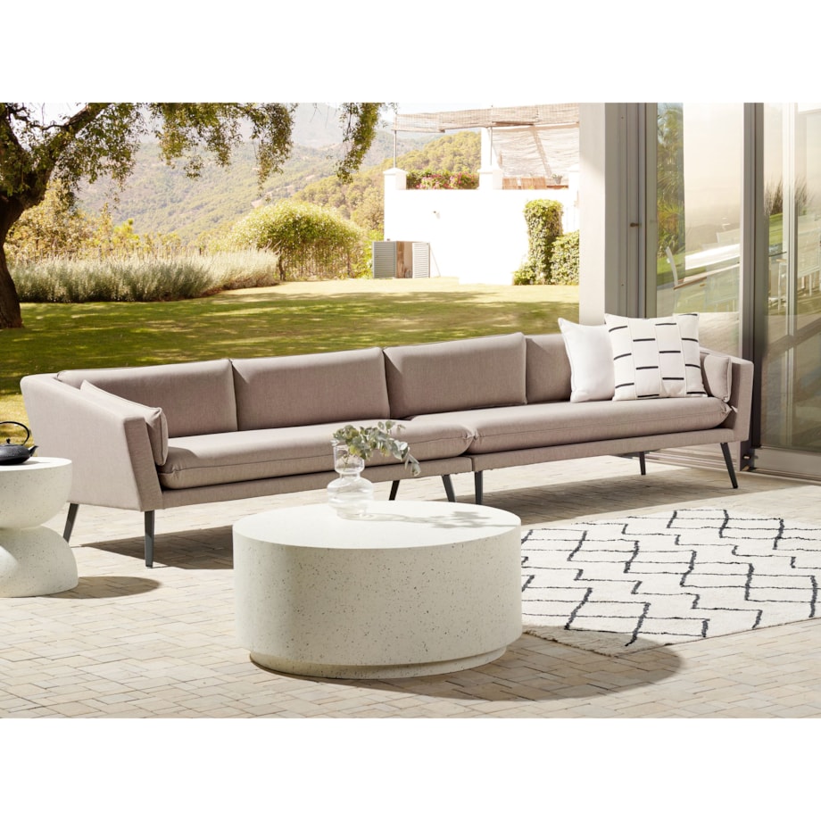 Sofa ogrodowa dla 4 osób LORETELLO Beżowy