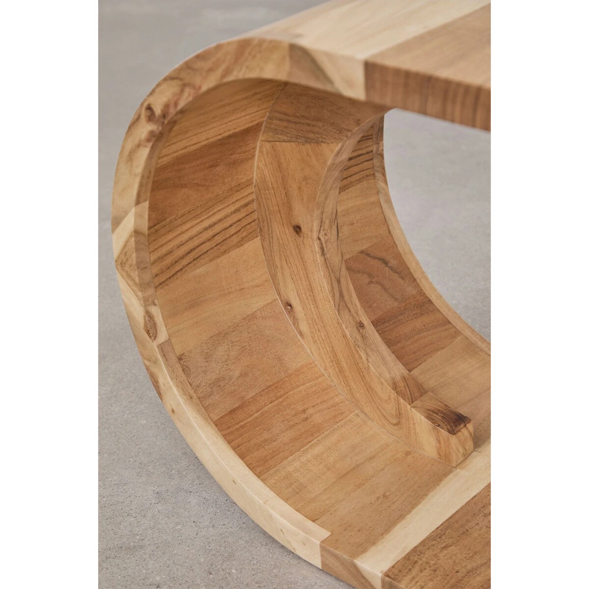 Stolik nocny z drewna mango, rustykalny Rigi 45x30 cm