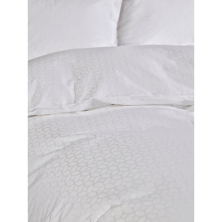 Poszwa na kołdrę Home by Tempur® Luxe Jacquard Cotton 135/140x200 Biel