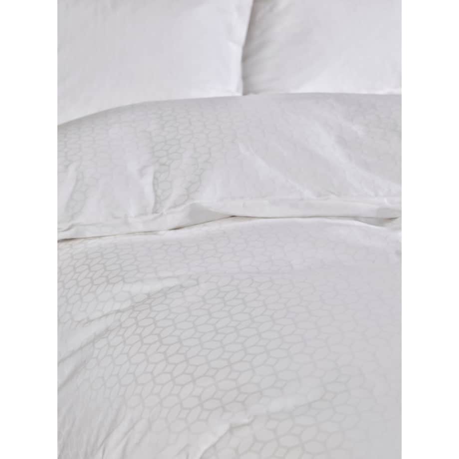 Poszwa na kołdrę Home by Tempur® Luxe Jacquard Cotton 135/140x200 Biel