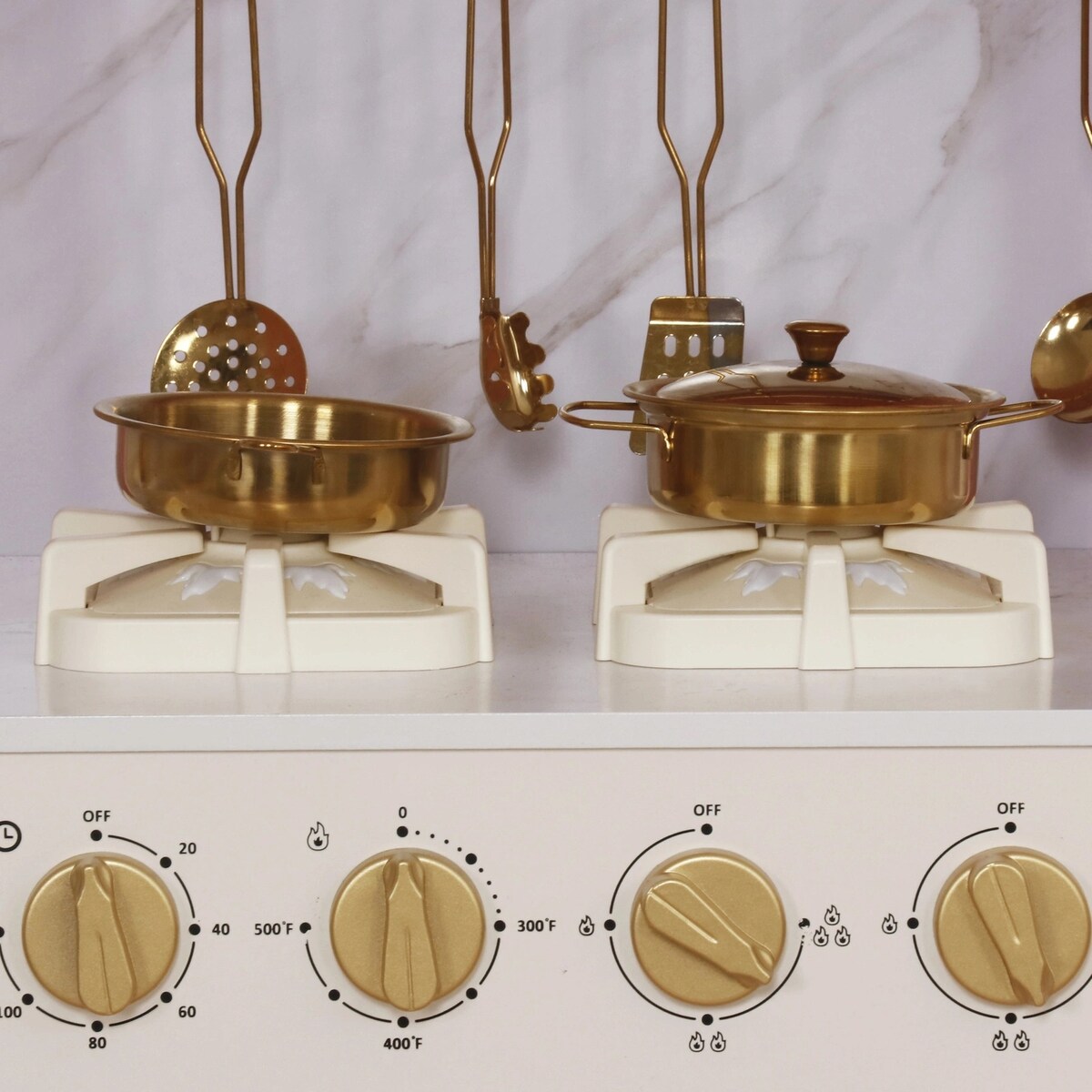 Różowa kuchnia XXL dla dzieci drewniana - dużo funkcji, pralka, piekarnik, lodówka PetitGold