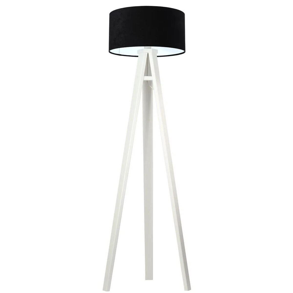 Lampa stojąca HOME 40 czarna/biała