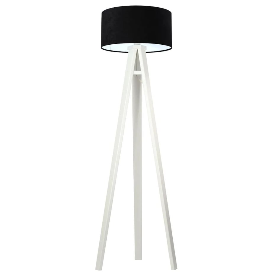 Lampa stojąca HOME 40 czarna/biała