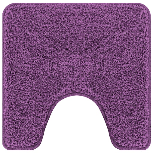 Mata łazienkowa U-kształtna fioletowa 50x50 cm poliester antypoślizgowy