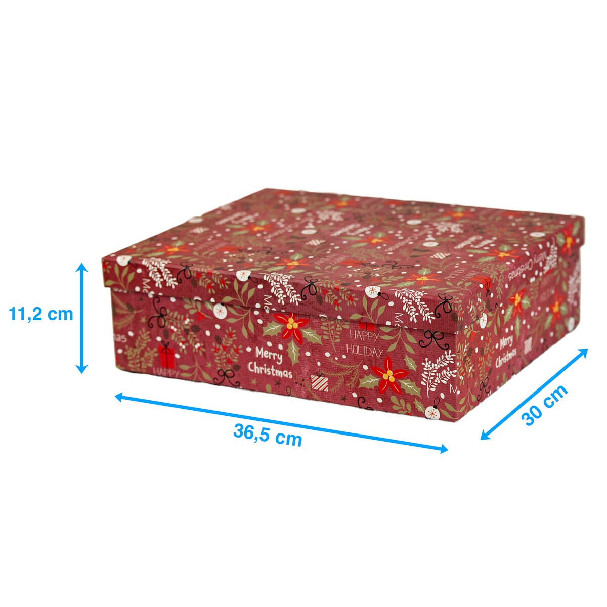 Pudełka Na Prezent Zestaw Pudełek Świąteczne 3 Rozmiary Kolorowe