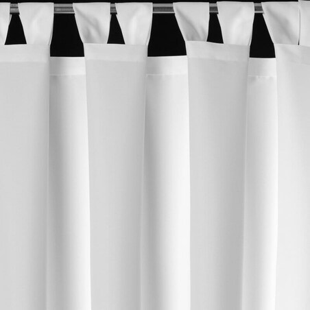 Zasłona Ogrodowa Wodoodporna Tarasowa Taras Balkon 155 x 240 Biała Letnia