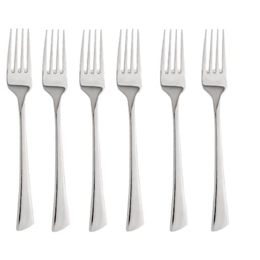 Widelce stołowe obiadowe zestaw 6 sztuk Połysk KINGHOFF