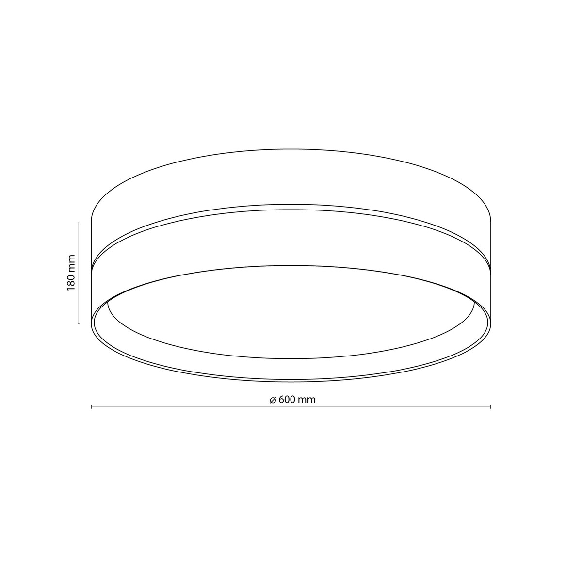 Lampa sufitowa plafon ECO 5774 TK Lighting 60x60 cm szaro-beżowa 4xE27 nowoczesna do salonu sypialni