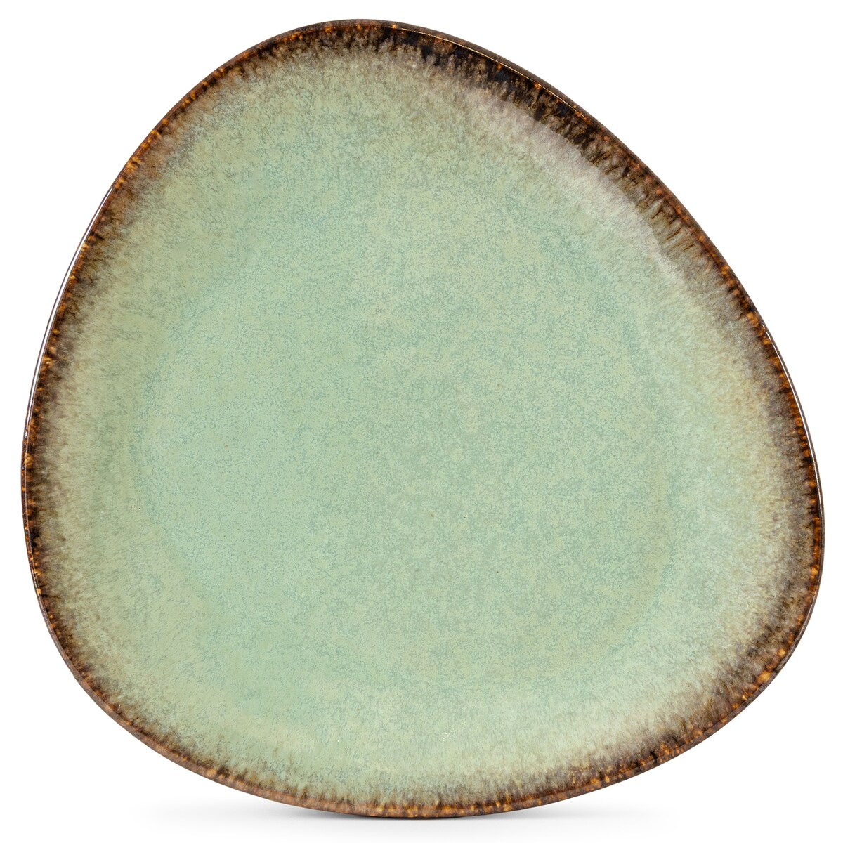 Konsimo PRIMA Talerz deserowy 6 szt., szałwiowy