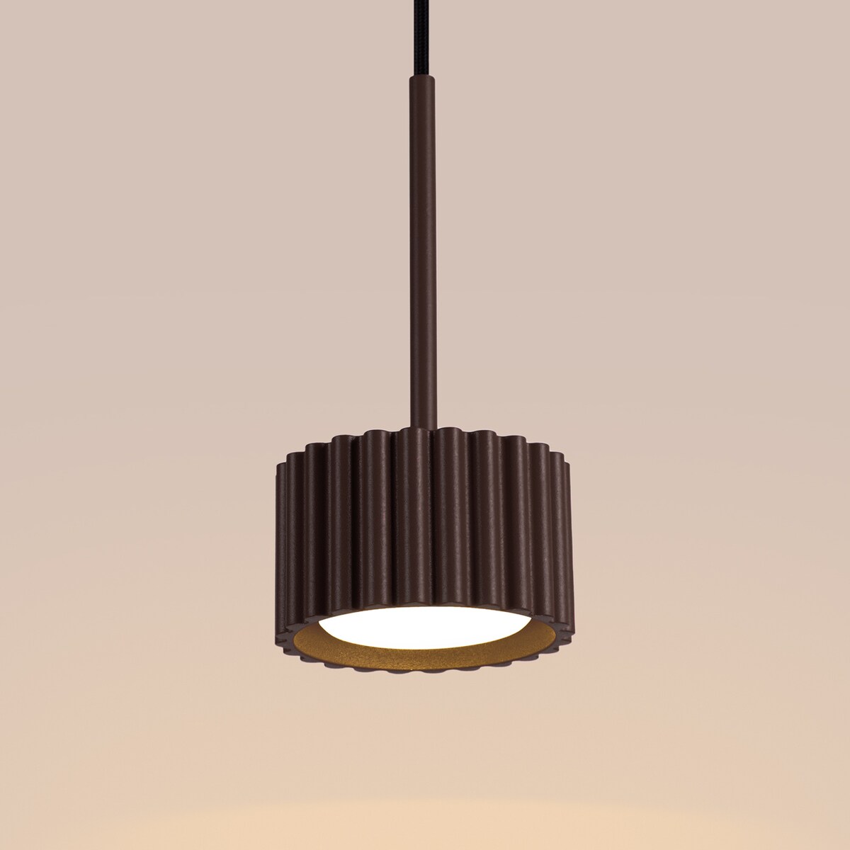 Lampa wisząca AURA 1 brązowa Gx53