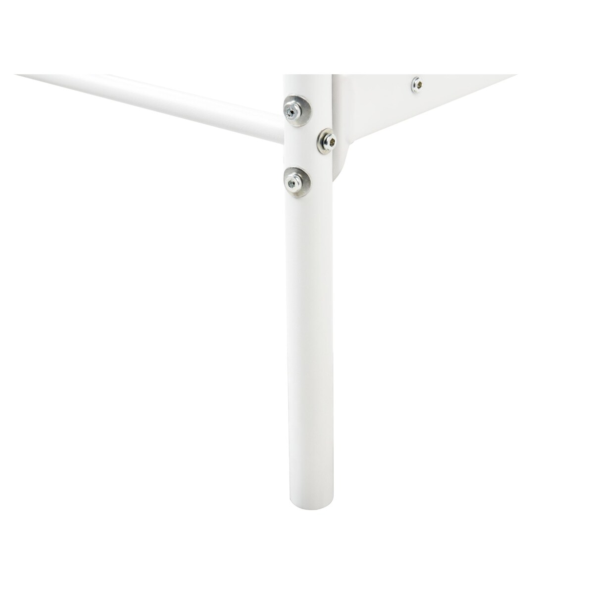 Łóżko z baldachimem Metal SORMERY 90 x 200 cm Biały