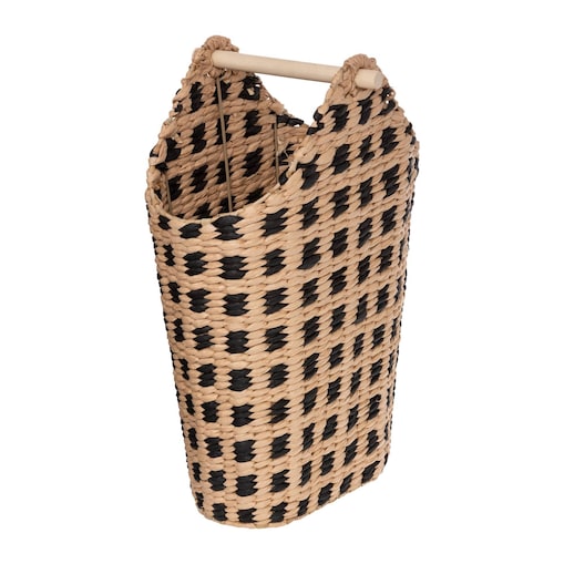 Stojak na papier toaletowy z pojemnikiem na zapas 2w1, bambus