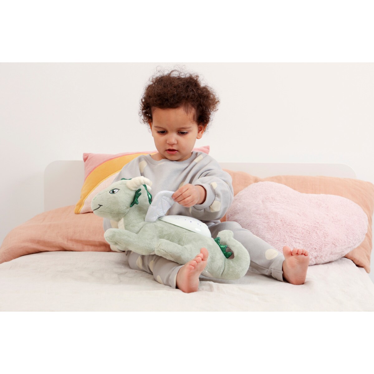 Pluszowy projektor dla dzieci - Smok - przyjaciel do snu - Cloud b® Twilight Buddies™