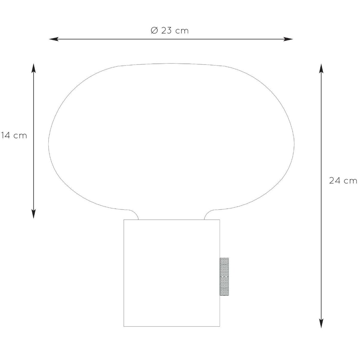 Loftowa LAMPA stołowa CHARLIZE  03520/01/62 Lucide marmurowa LAMPKA stojąca zielona bursztynowa