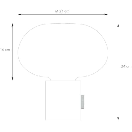 Loftowa LAMPA stołowa CHARLIZE 03520/01/62 Lucide marmurowa LAMPKA stojąca zielona bursztynowa