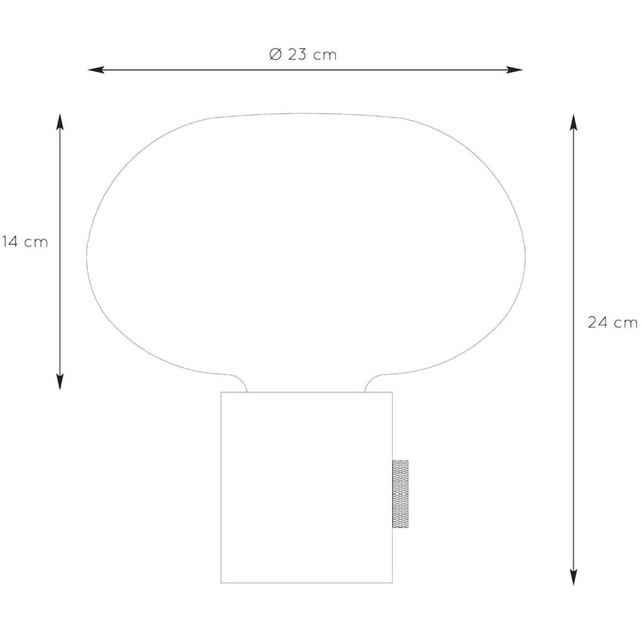 Loftowa LAMPA stołowa CHARLIZE 03520/01/62 Lucide marmurowa LAMPKA stojąca zielona bursztynowa