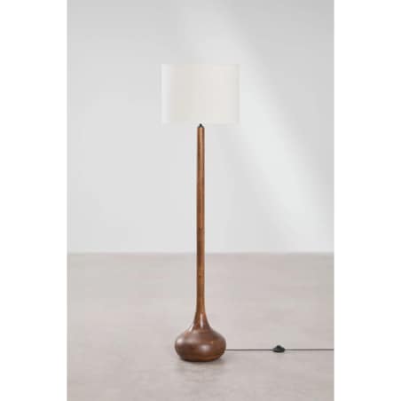 Lampa podłogowa z drewna mango Adelaide 160 cm