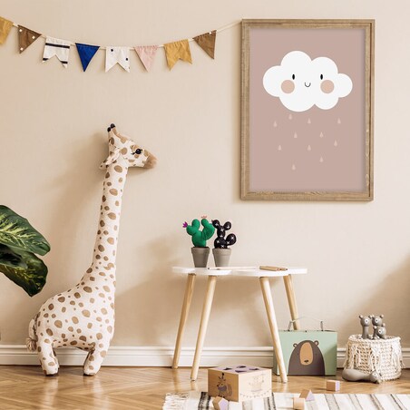 Plakat dla dzieci Chmurka boho 40x50