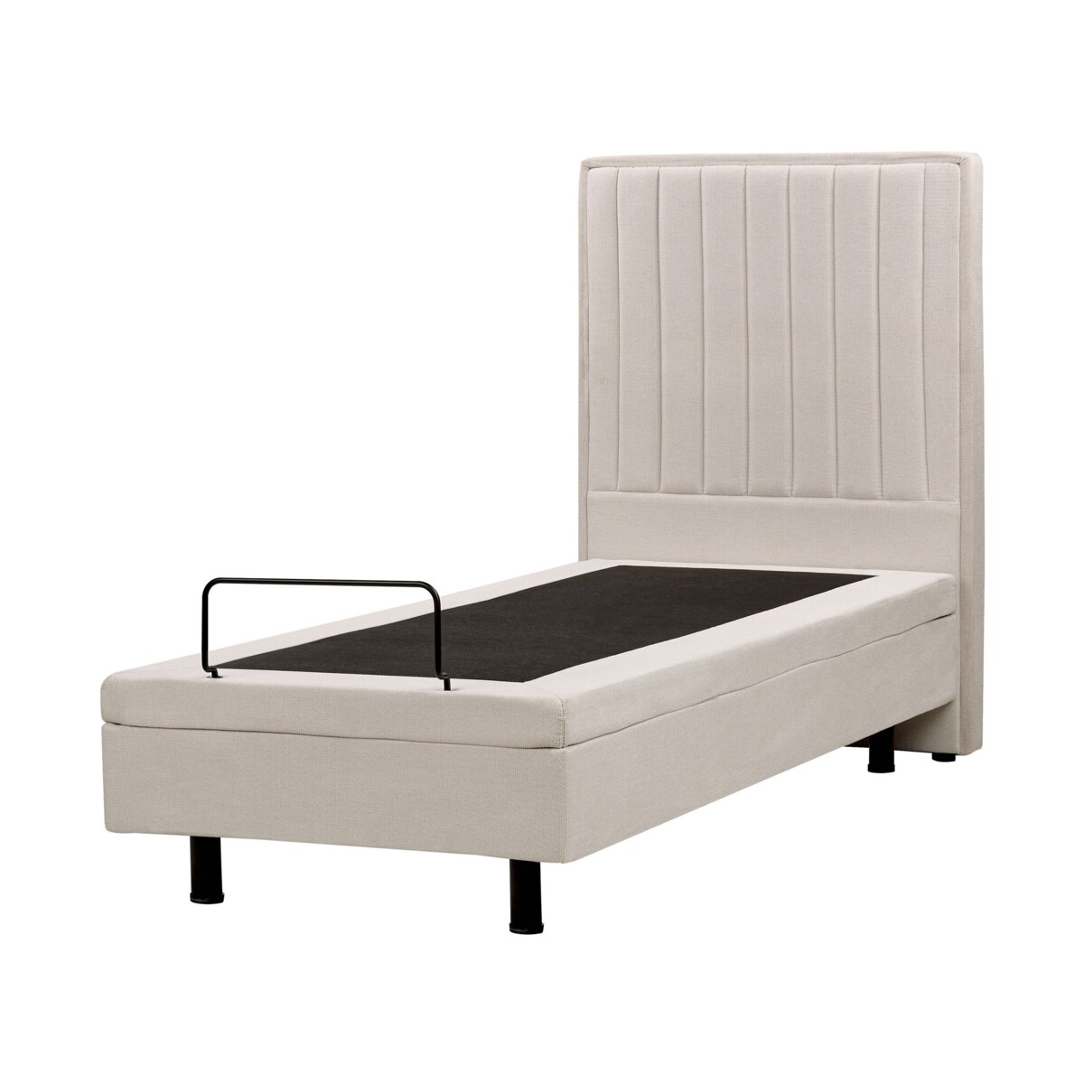 Łóżko regulowane DUKE II 80 x 200 cm Jasnobeżowy