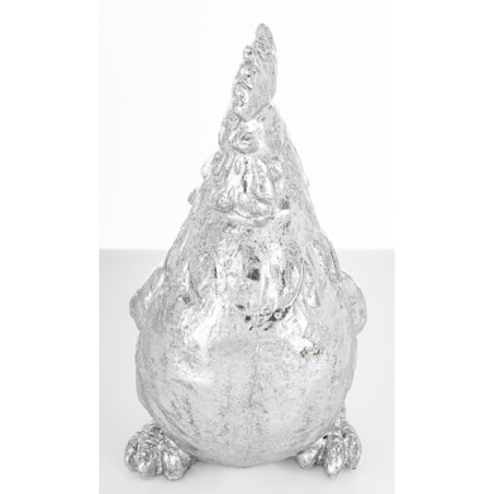 Dekoracja - siedzący złoty królik 23,5x14x8,5 cm medium