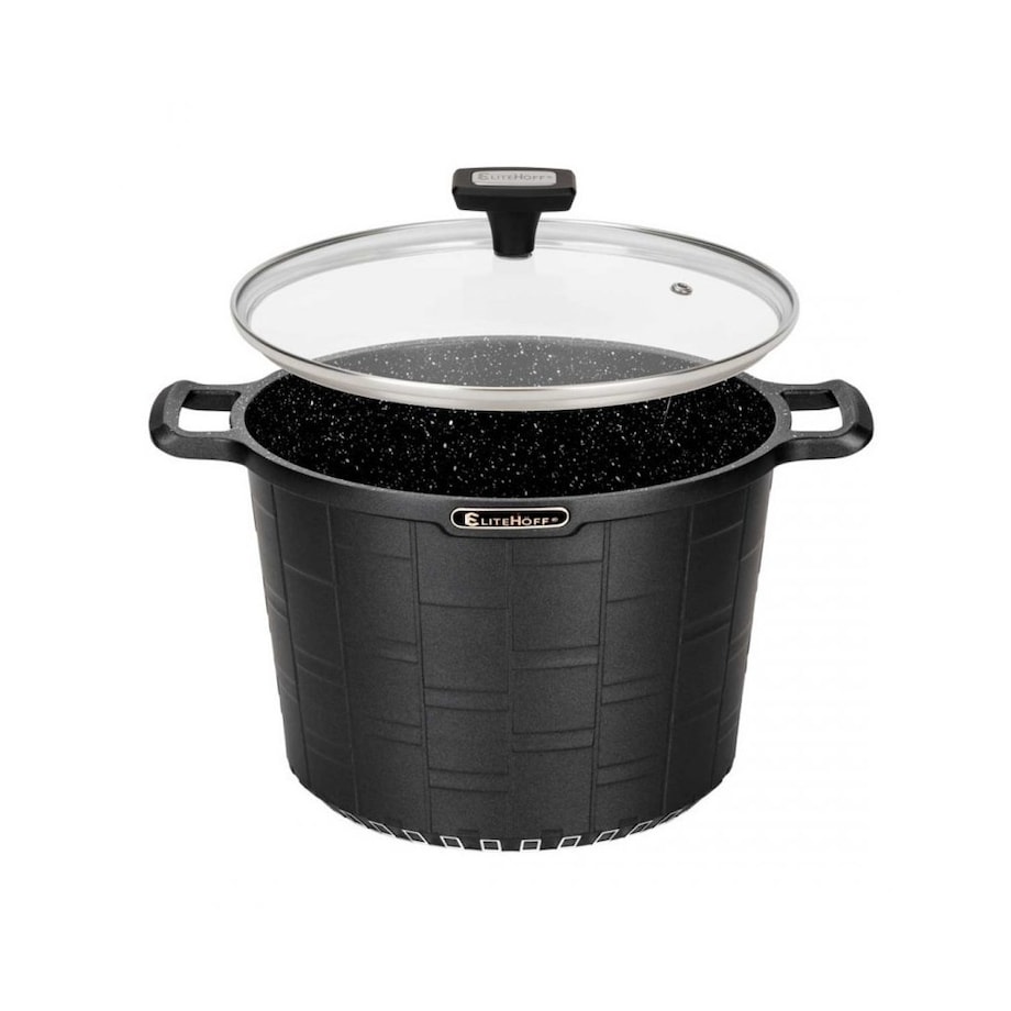 Elitehoff garnek z pokrywą 24cm 6,5 litrowy E7032