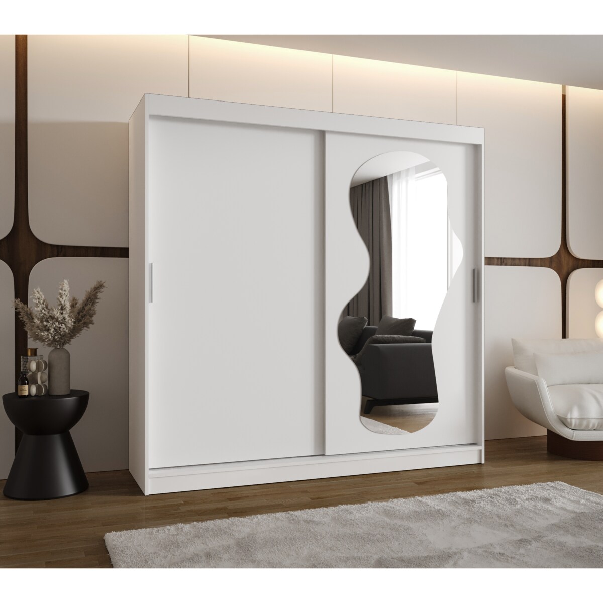 Szafa przesuwna ULTRA 200 biały