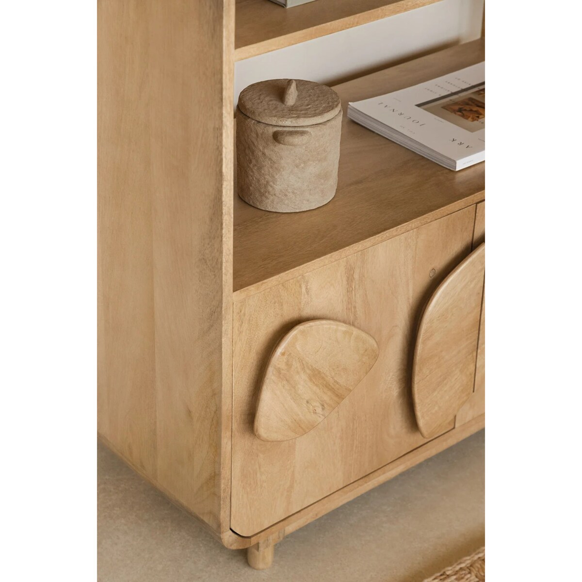 Regał z drewna mango Joel 180x90 cm