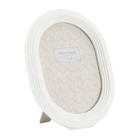 Owalna ramka ze sztukaterią, 20 x 25 cm