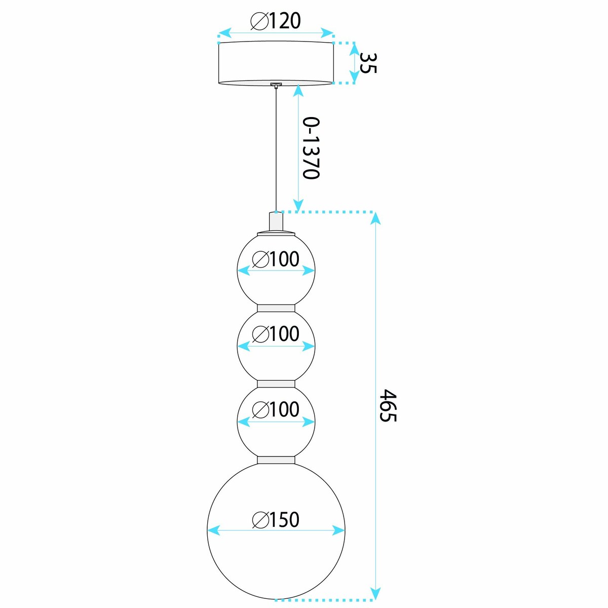 Lampa Sufitowa Wisząca Lhj114-4Cp Led Złoty Szczotkowany, Metal, Tworzywo Sztuczne