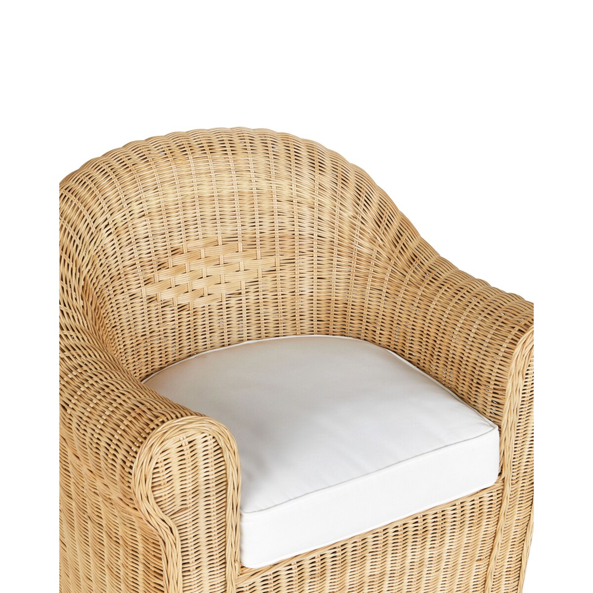 Fotel ogrodowy LIVADEIA Rattan Naturalny