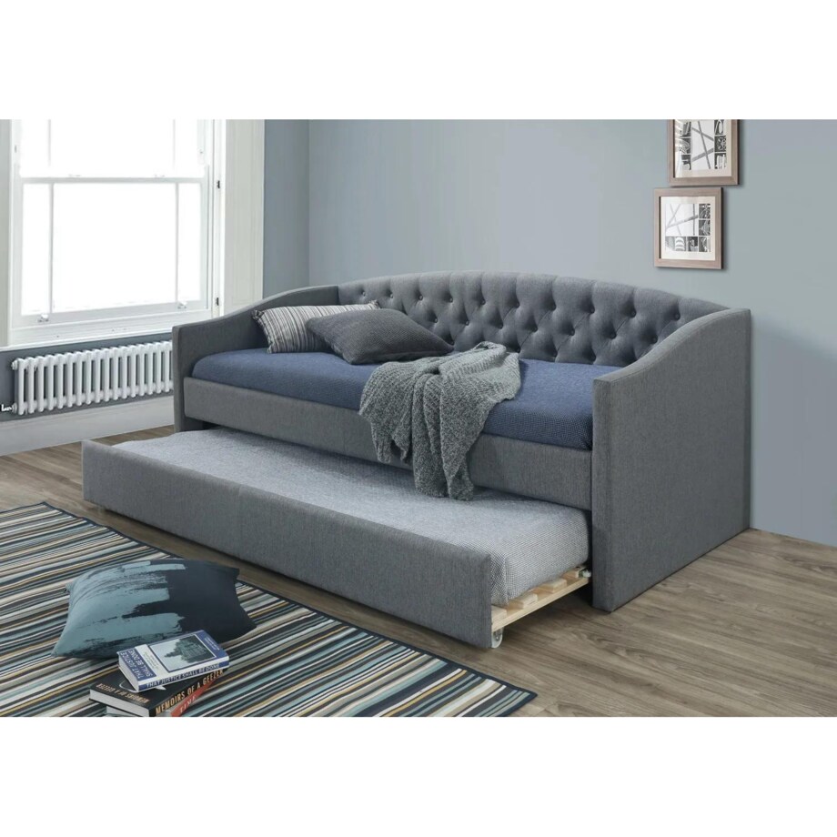 Łóżko ALESSIA 90x200 szare