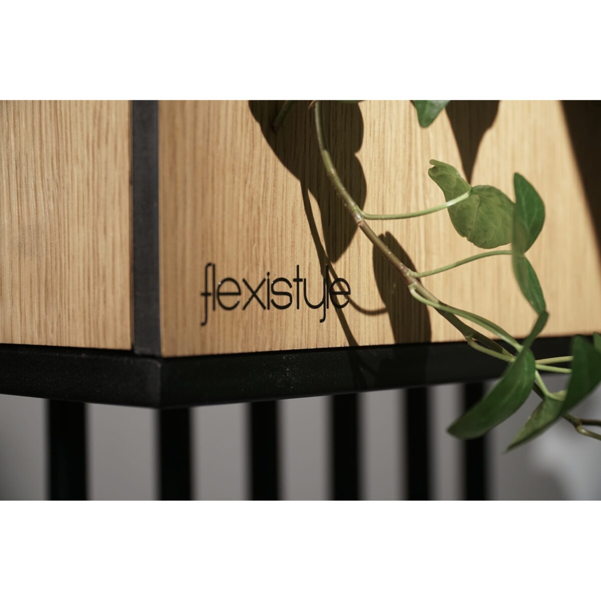 Kwietnik loftowy Harmonic Oak 42x22x80 cm