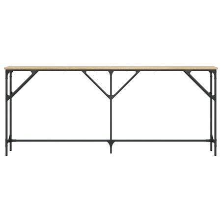 vidaXL Stolik konsolowy, dąb sonoma, 180x23x75 cm