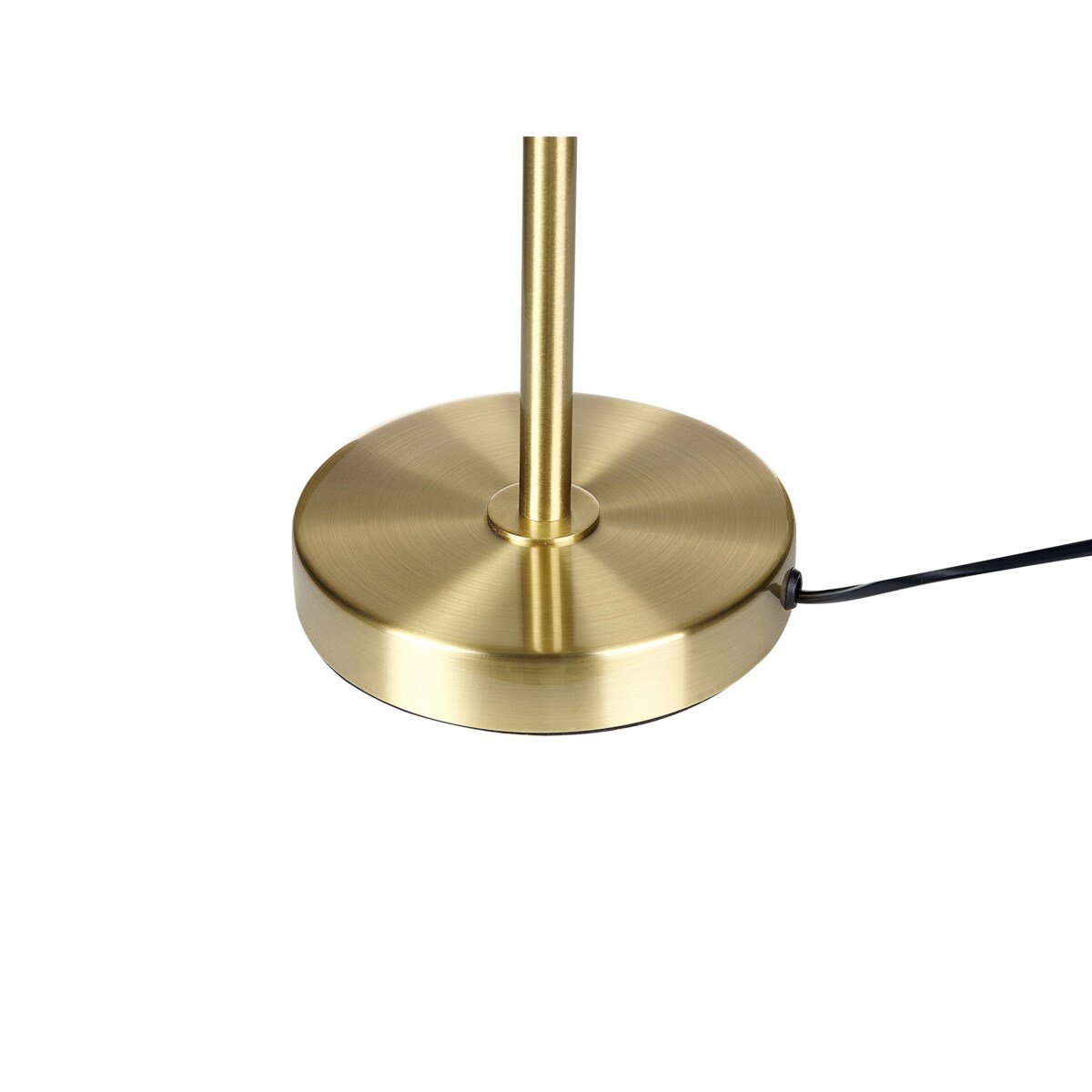 Lampa stołowa metalowa złota z czarnym CAPARO