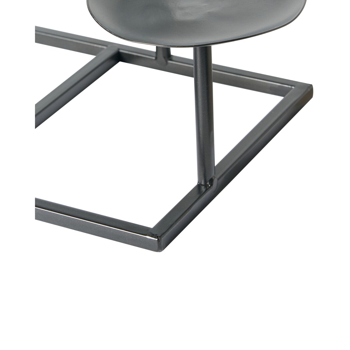 Świecznik LAMEGO Metal 23 cm Czarny