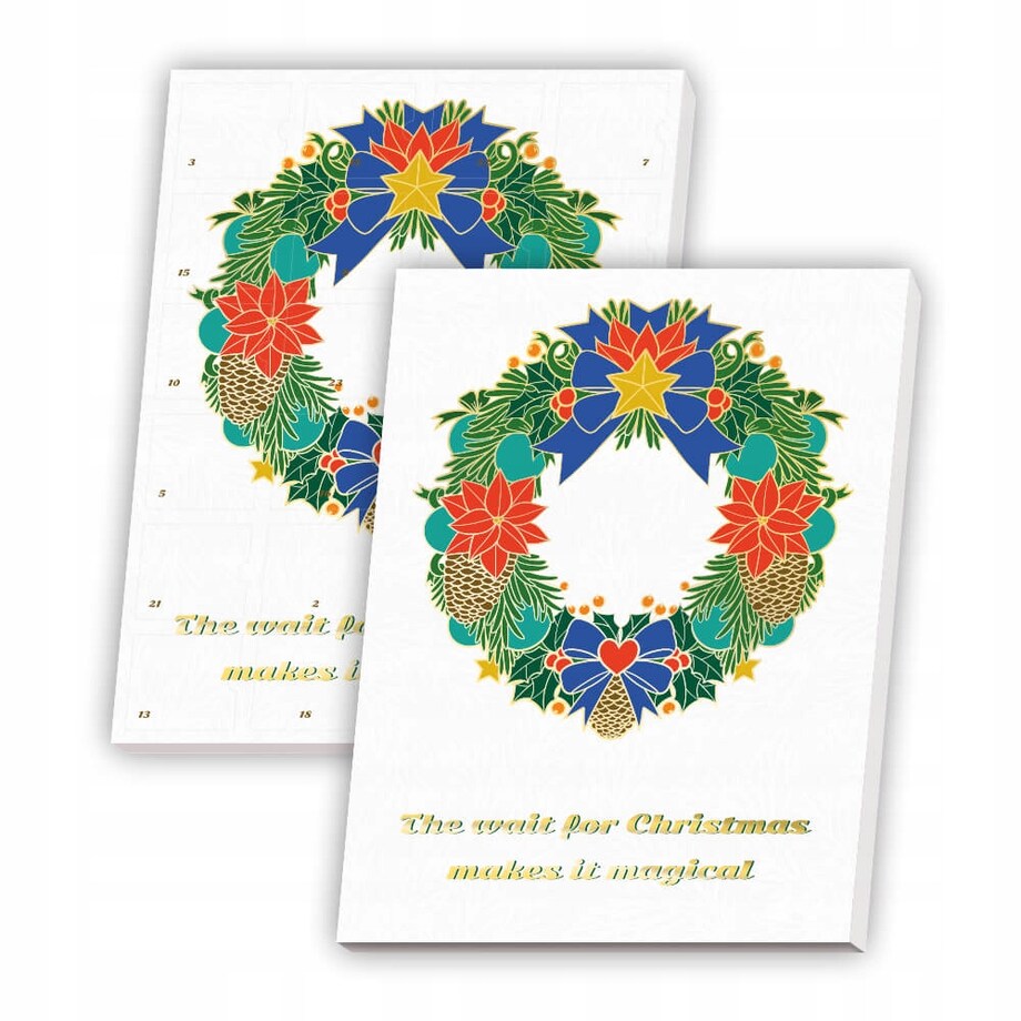 KALENDARZ ADWENTOWY 2025 Z KAWAMI - 24 RÓŻNE SMAKI KAW DESEROWYCH PREMIUM - PREZENT UPOMINEK NA ŚWIĘTA MIKOŁAJA DLA KOBIETY MĘŻCZYZNY FACETA