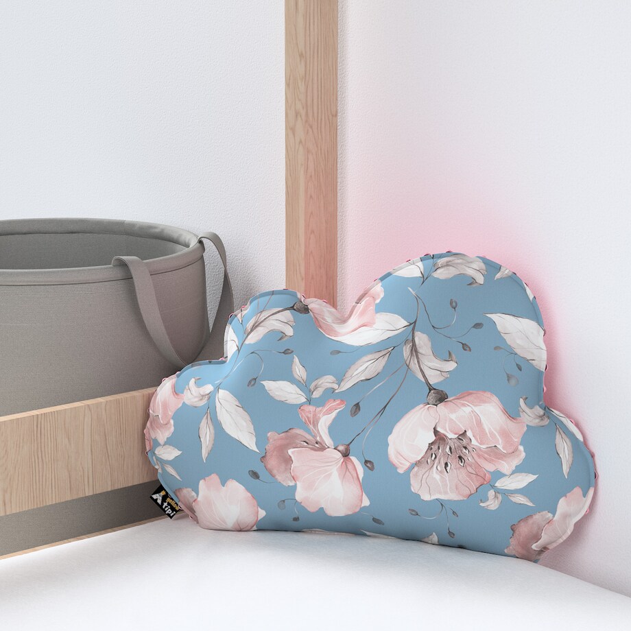 Poduszka Soft Cloud z minky, niebiesko-różowy, 55x15x35cm, Magic Collection