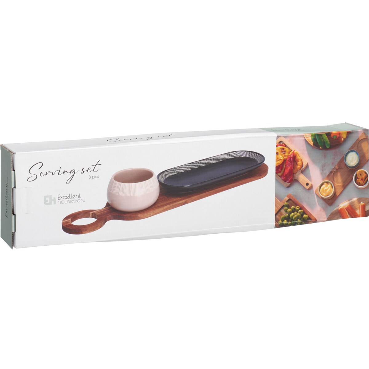 Miseczki na przekąski RORI, taca, miseczka i talerzyk