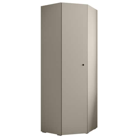 Szafa narożna rogowa wysoka INOVA 2 kaszmir+czarny