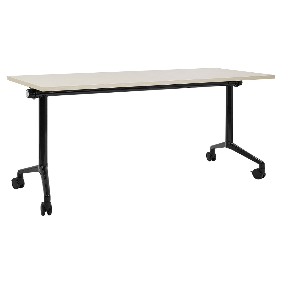 Składane biurko CAVI Jasnobrązowy 160 cm 60 cm z kółkami