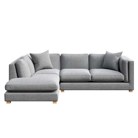 Pomo sofa narożna lewa Szara
