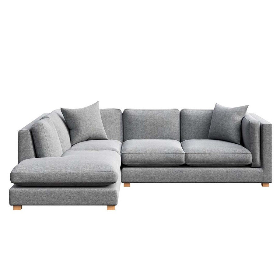Pomo sofa narożna lewa Szara