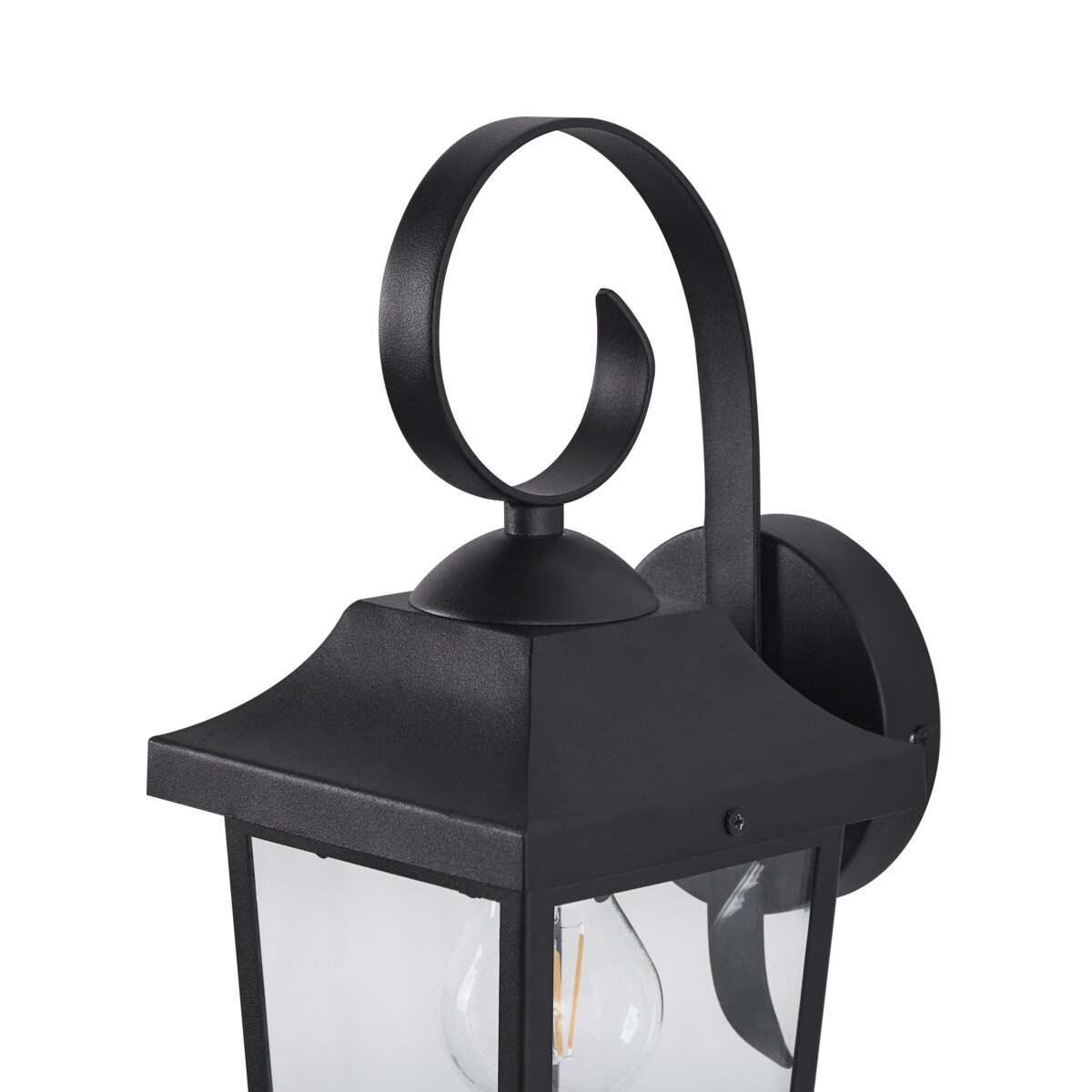 Lampa ścienna zewnętrzna czarna TANGON