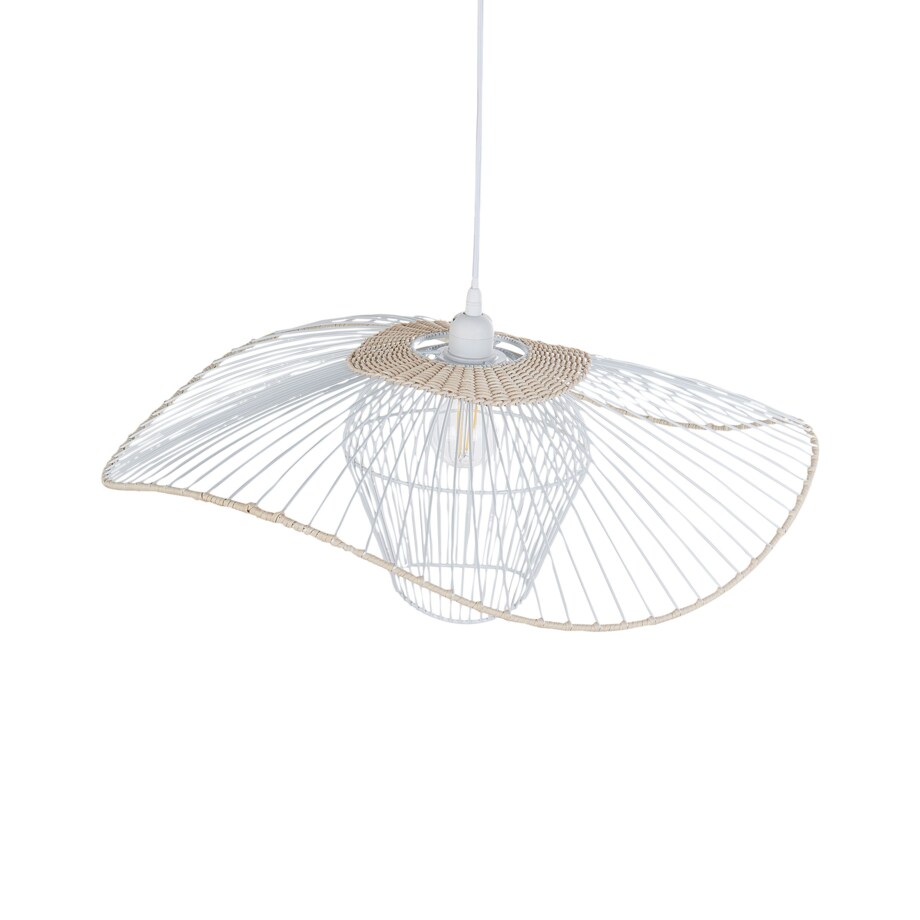 Lampa wisząca biała LUNGA