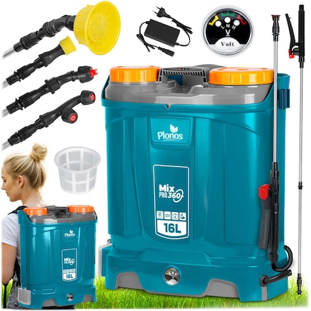 Opryskiwacz akumulatorowy Plonos PL-604 ciśnieniowy plecakowy 85 cm lanca 16L