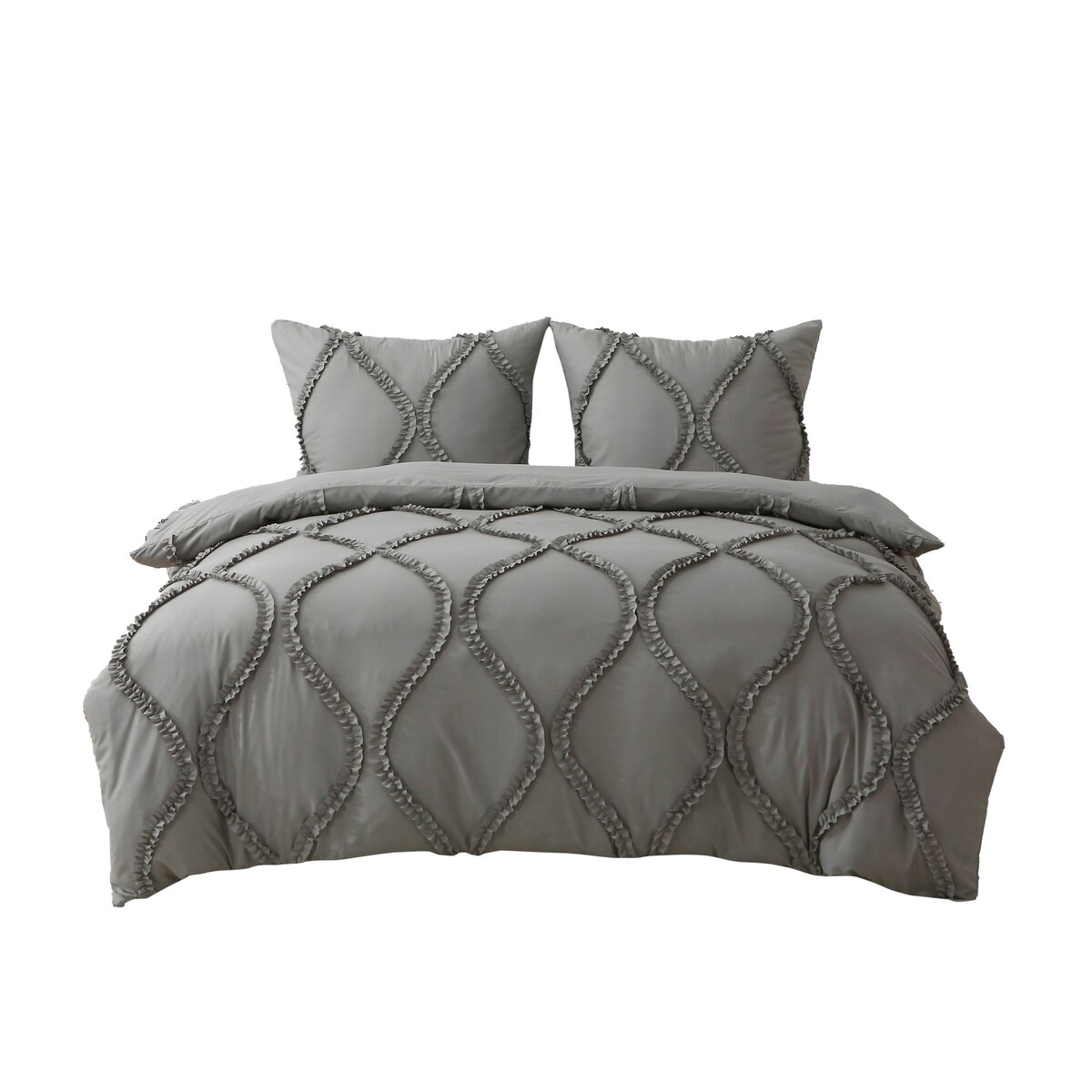 pościel "royal" 160x200 cm mikrofibra szary