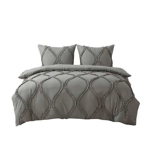 pościel "royal" 160x200 cm mikrofibra szary