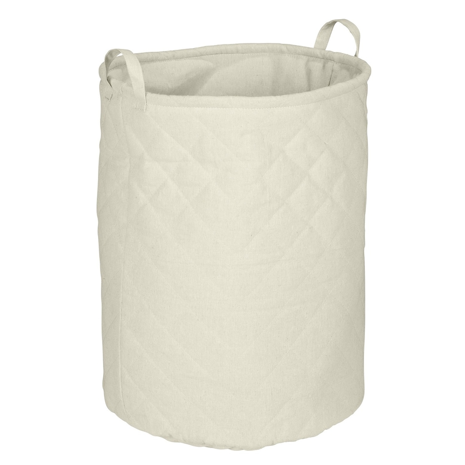 Kosz na pranie pikowany 54x40x40 cm TRAPUNTA biały