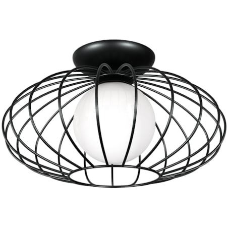 Lampa sufitowa KRONOS MLP4425 druciana do salonu czarna
